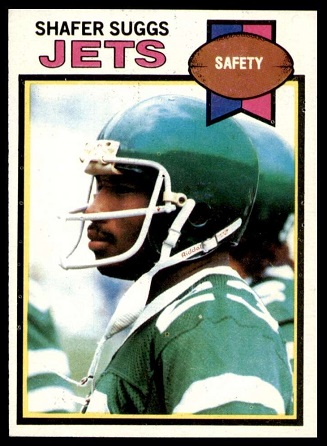 Shafer Suggs 1979 Topps football card