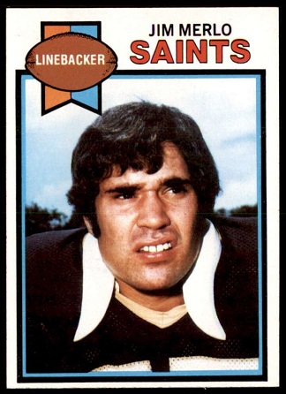 Jim Merlo 1979 Topps football card