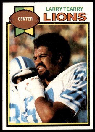 Larry Tearry 1979 Topps football card