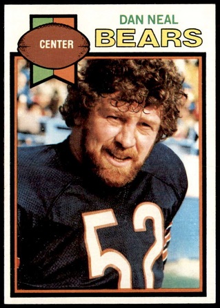 Dan Neal 1979 Topps football card