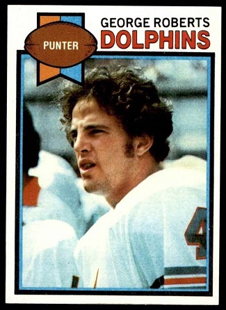 George Roberts 1979 Topps football card