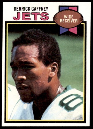 Derrick Gaffney 1979 Topps football card