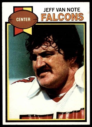 Jeff Van Note 1979 Topps football card