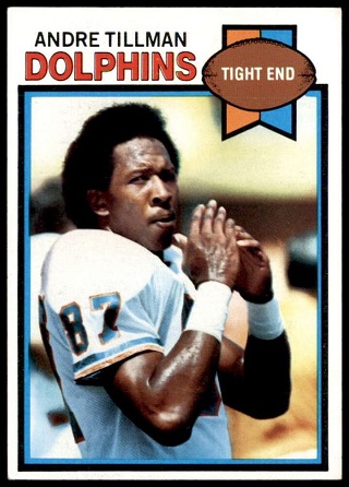 Andre Tillman 1979 Topps football card