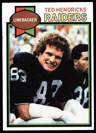 Ted Hendricks 1979 Topps football card