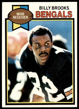 Billy Brooks 1979 Topps football card