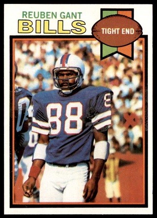 Reuben Gant 1979 Topps football card