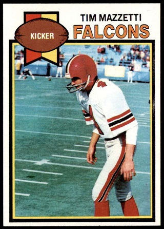 Tim Mazzetti 1979 Topps football card