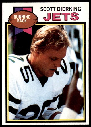 Scott Dierking 1979 Topps football card