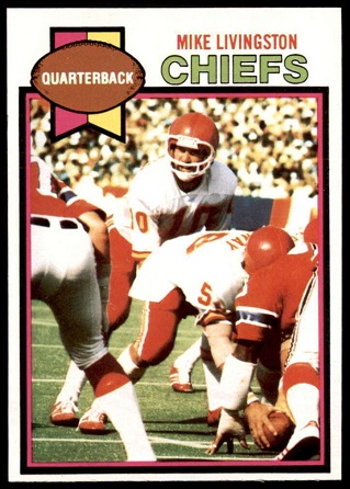 Mike Livingston 1979 Topps football card