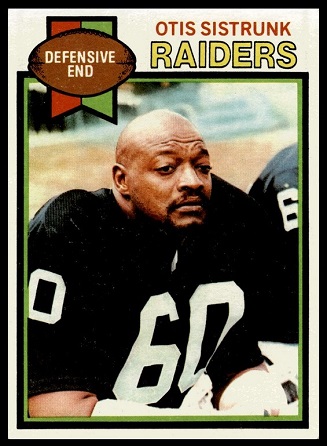 Otis Sistrunk 1979 Topps football card