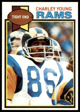 Charle Young 1979 Topps football card