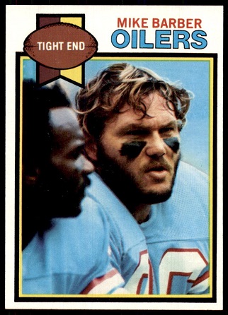 Mike Barber 1979 Topps football card