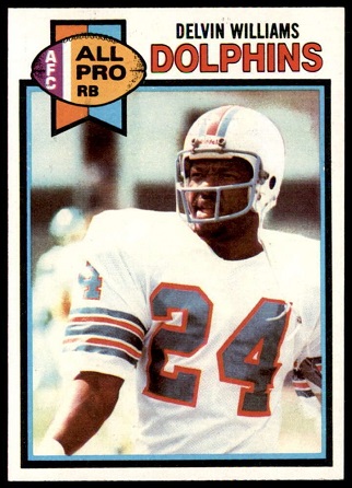 Delvin Williams 1979 Topps football card