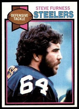 Steve Furness 1979 Topps football card Steve Furness 1979 Topps football card