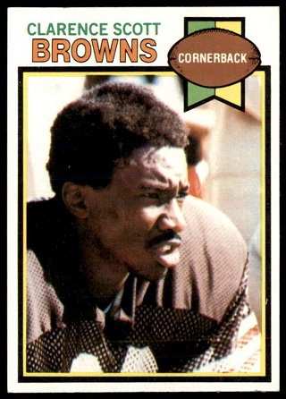 Clarence Scott 1979 Topps football card