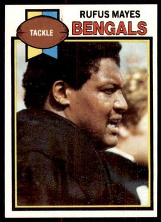 Rufus Mayes 1979 Topps football card