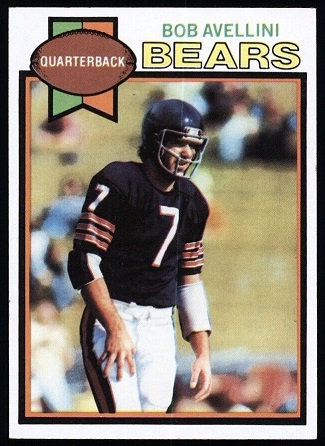 Bob Avellini 1979 Topps football card