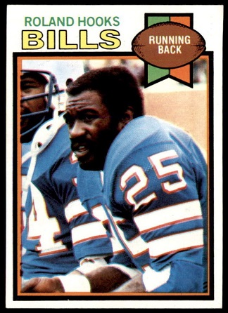 Roland Hooks 1979 Topps football card Roland Hooks 1979 Topps football card