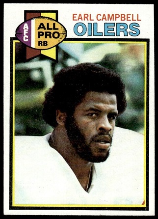 Earl Campbell 1979 Topps football card