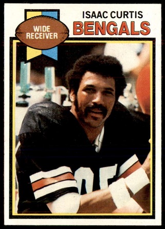 Isaac Curtis 1979 Topps football card