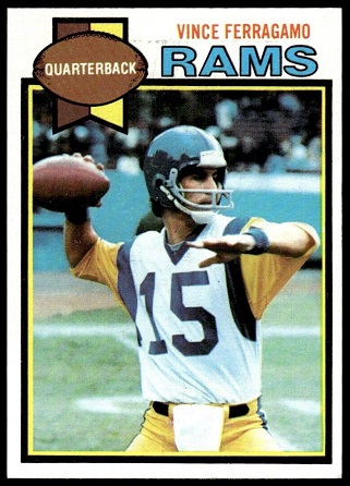 Vince Ferragamo 1979 Topps football card