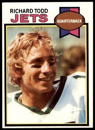 Richard Todd 1979 Topps football card