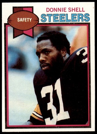 Donnie Shell 1979 Topps football card Donnie Shell 1979 Topps football card