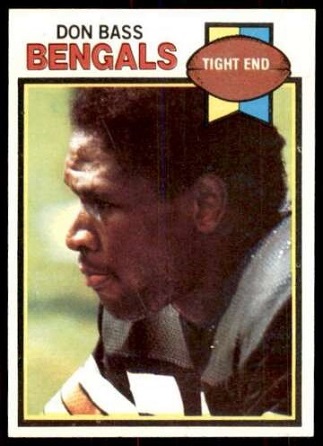 Don Bass 1979 Topps football card