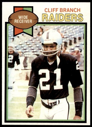 Cliff Branch 1979 Topps football card