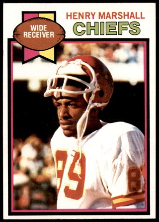 Henry Marshall 1979 Topps football card