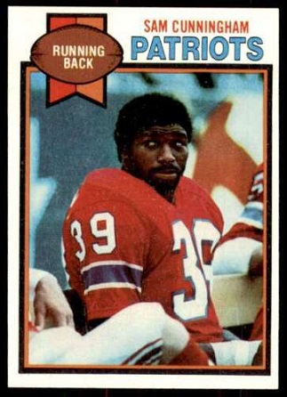 Sam Cunningham 1979 Topps football card