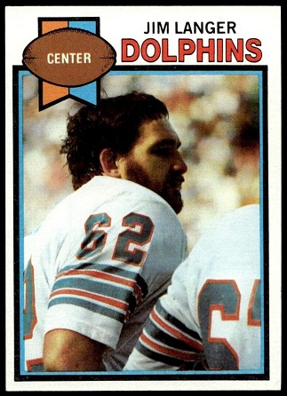 Jim Langer 1979 Topps football card