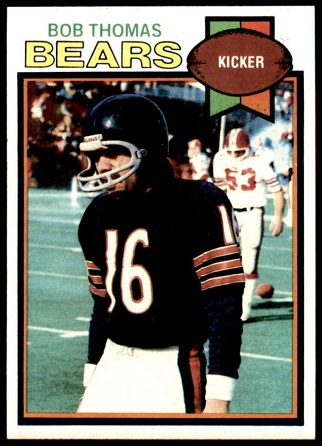 Bob Thomas 1979 Topps football card