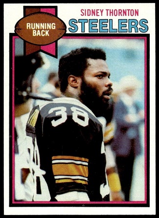 Sidney Thornton 1979 Topps football card