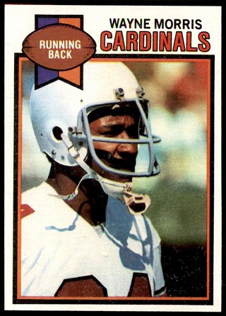 Wayne Morris 1979 Topps football card