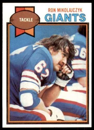 Ron Mikolajczyk 1979 Topps football card