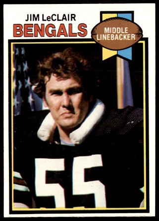 Jim LeClair 1979 Topps football card