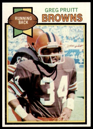 Greg Pruitt 1979 Topps football card