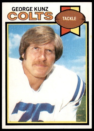 George Kunz 1979 Topps football card