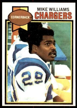 Mike Williams 1979 Topps football card