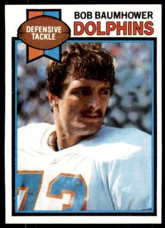 Bob Baumhower 1979 Topps football card