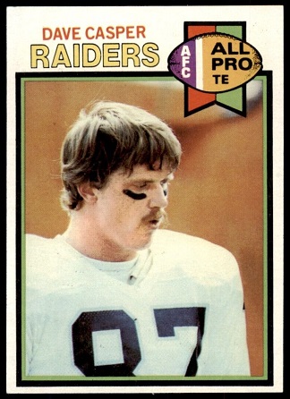 Dave Casper 1979 Topps football card