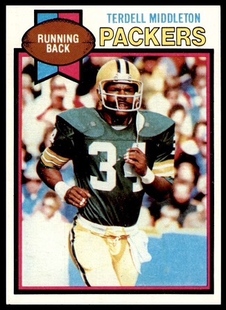 Terdell Middleton 1979 Topps football card