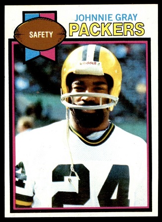 Johnnie Gray 1979 Topps football card