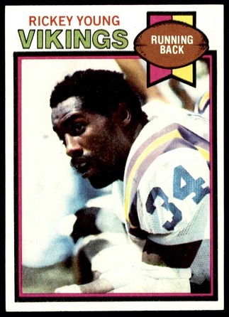 Rickey Young 1979 Topps football card