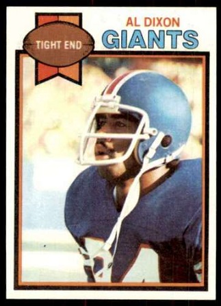 Al Dixon 1979 Topps football card