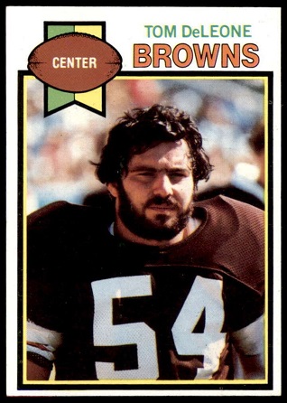 Tom DeLeone 1979 Topps football card