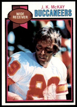 J.K. McKay 1979 Topps football card