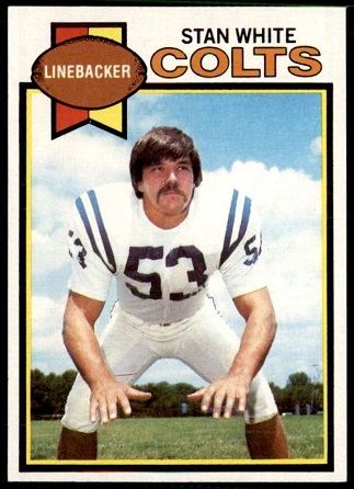 Stan White 1979 Topps football card